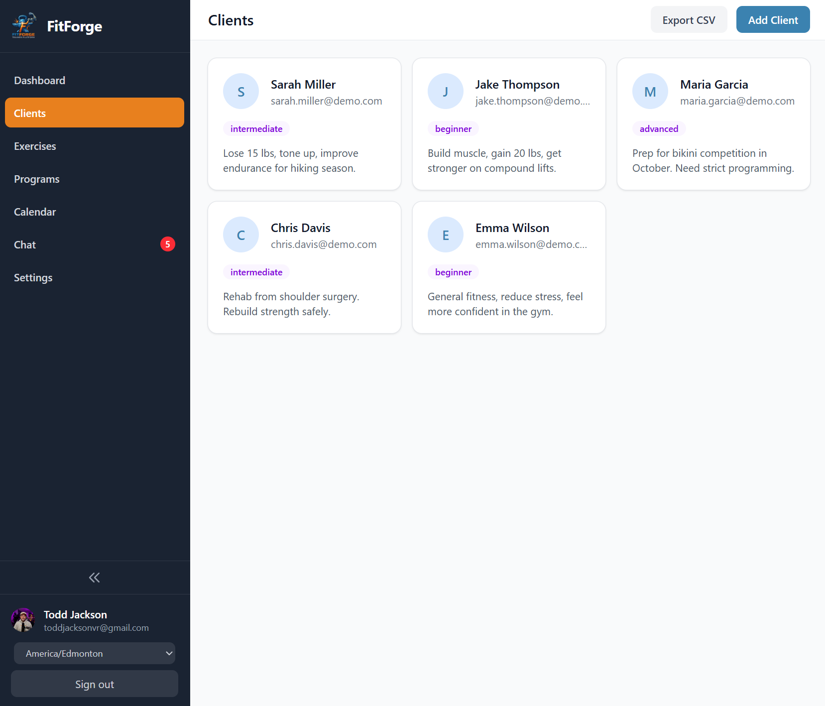Client Management